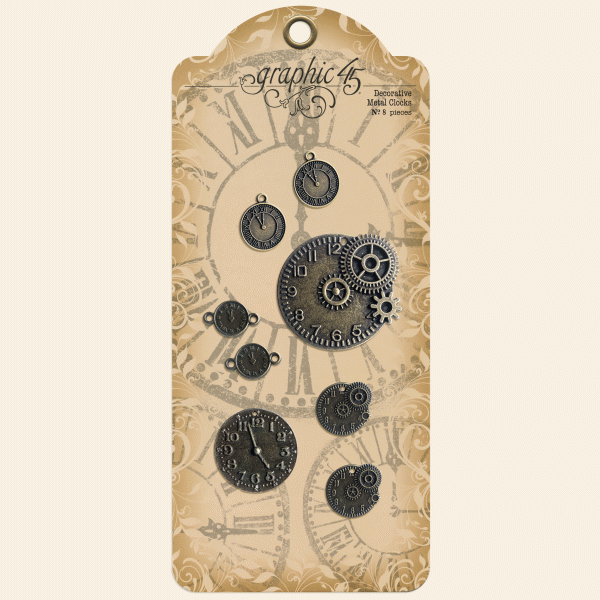 Gráfico 45 Relojes decorativos de metal.